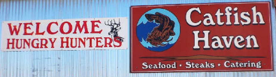 Catfish Haven Welcome Signage
